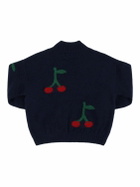 BOBO CHOSES Cherry Jacquard Knit Sweater