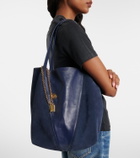 Chloé Chloé Spin leather and suede tote bag