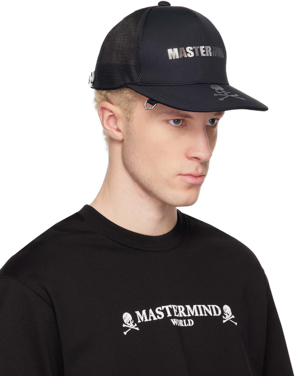 MASTERMIND WORLD Black MW 3D Holographic Logo Cap
