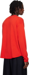Guest in Residence Red Oversized Crew Sweater