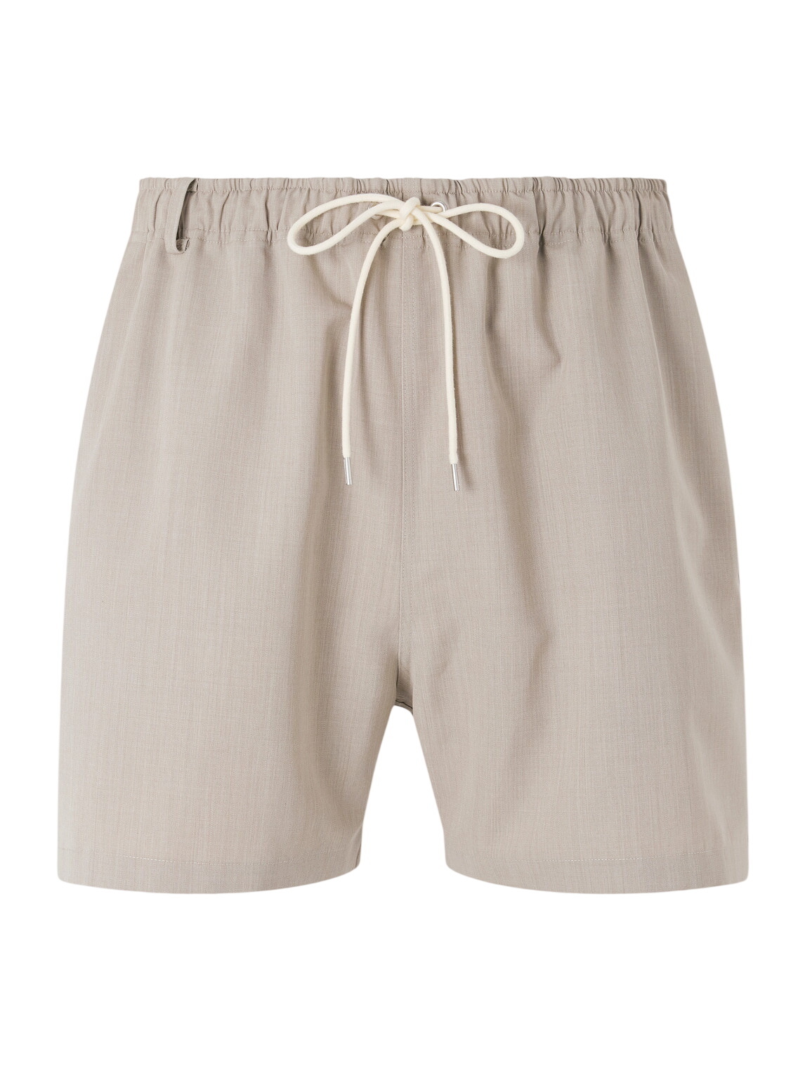 AURALEE Red Wool Max Canvas Shorts Auralee