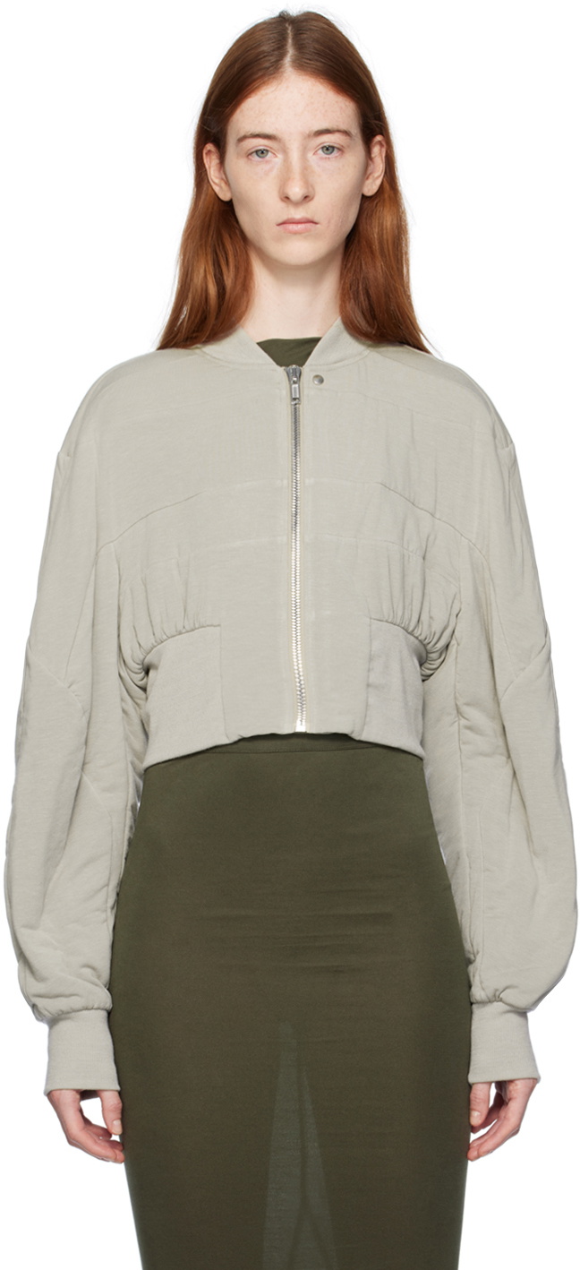 Rick Owens Lilies Black Collage Bomber Jacket Rick Owens Lilies