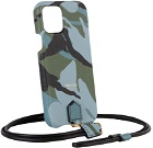TOM FORD Blue & Green Calfskin iPhone 12 Pro Case