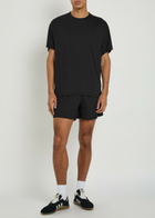 Y-3 Logo Stretch-polyamide Running Shorts Black