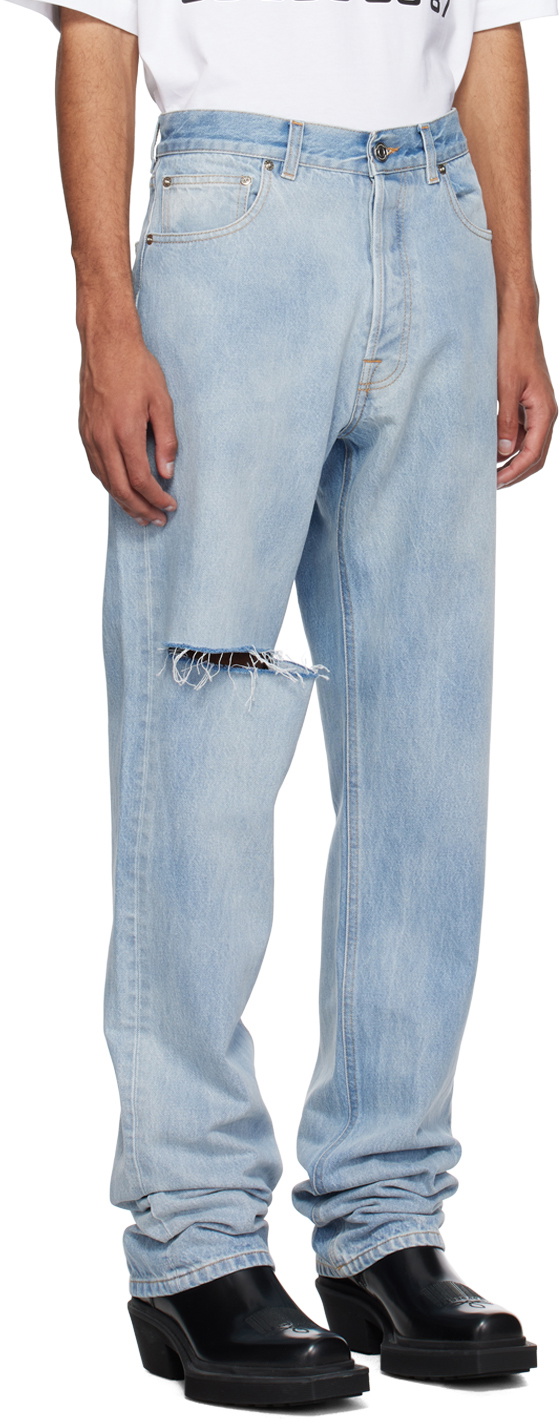VTMNTS Blue Ripped Jeans
