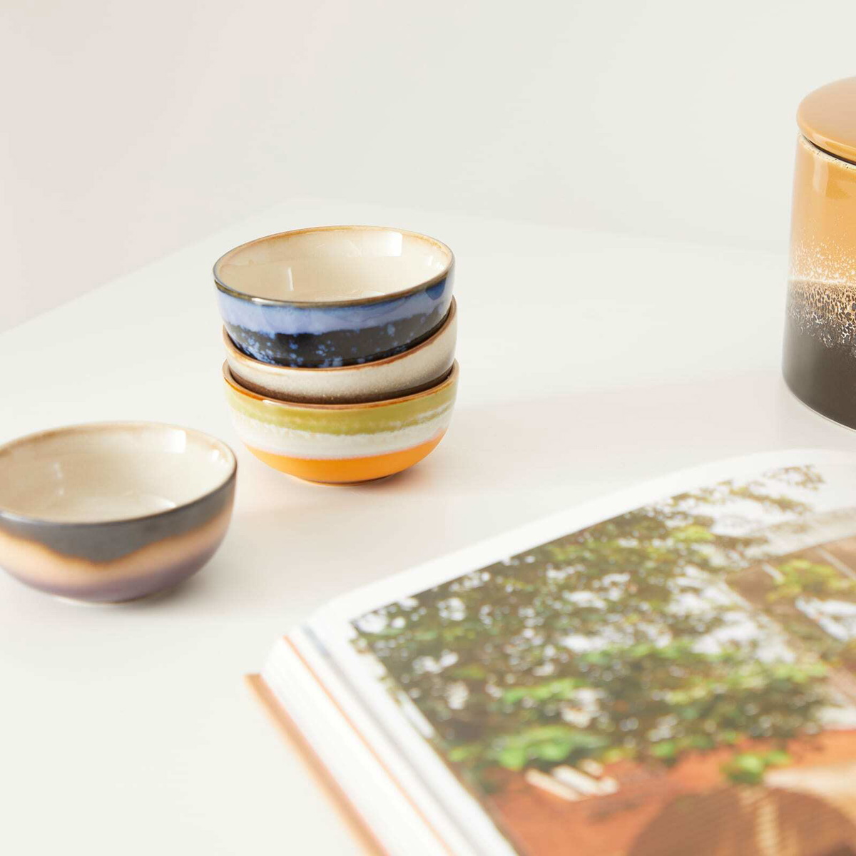 HKLiving XS bowls - Set of 4 in Sierra 
