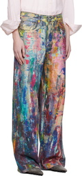 Acne Studios Multicolor Baggy Fit Jeans