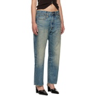 R13 SSENSE Exclusive Blue Boyfriend Jeans