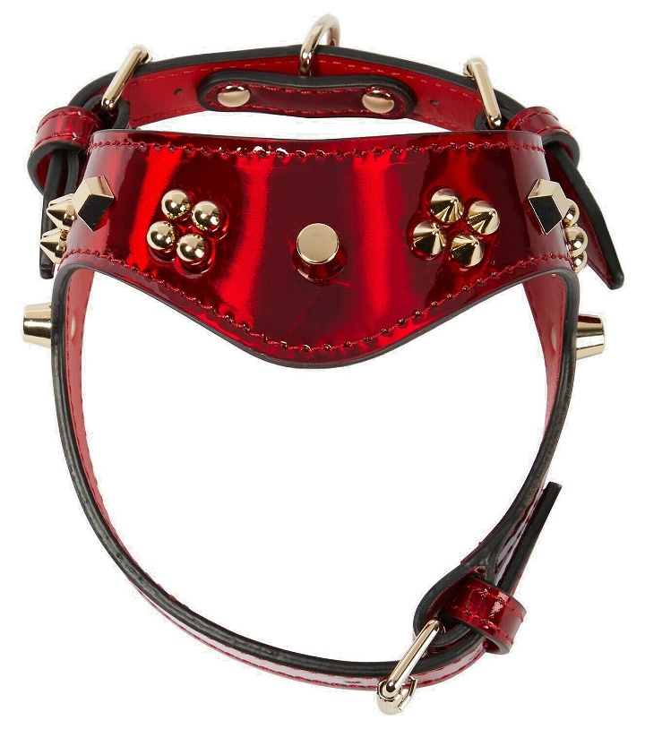 Photo: Christian Louboutin Loubiharness embellished leather dog harness