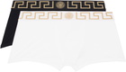 Versace Two-Pack Black & White Cotton-Jersey Boxer Briefs