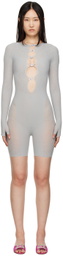 Poster Girl Gray Jetta Jumpsuit