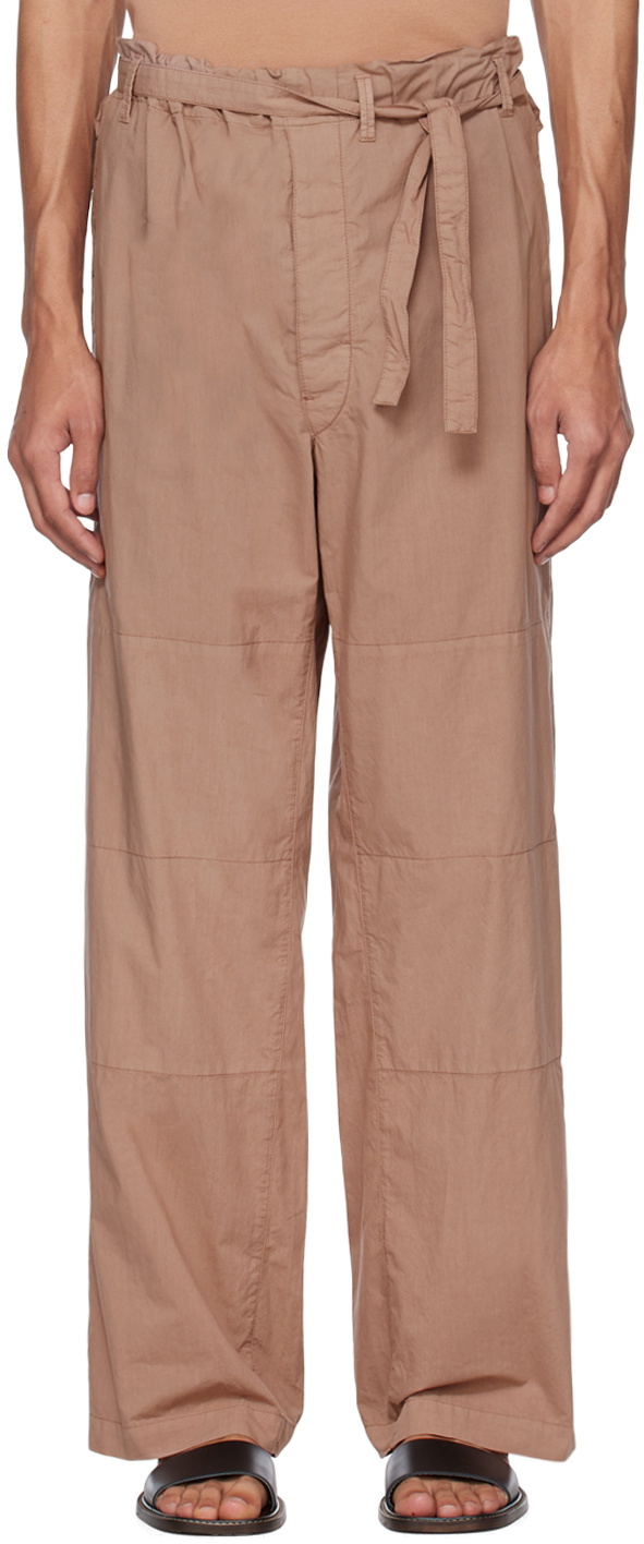LEMAIRE Brown Judo Trousers Lemaire
