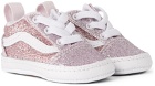 Vans Baby Pink Glitter Old Skool Crib Sneakers