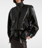 Magda Butrym Belted leather jacket