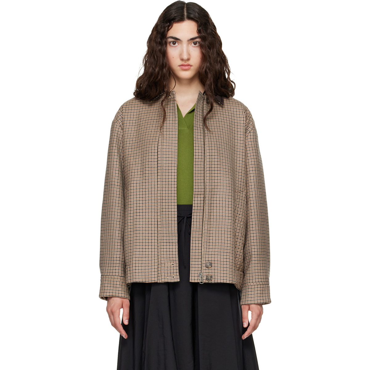 Weekend Max Mara Brown Festa Bomber Jacket