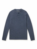 Faherty - Cloud Pima Cotton and Modal-Blend Jersey Henley T-Shirt - Blue