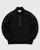 Closed Half Zip Sweat Black - Mens - Half Zips