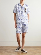 Vilebrequin - Charli Camp-Collar Printed Linen Shirt - Blue