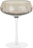 Louise Roe Brown Single Cut Champagne Coupe