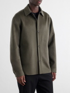 Mr P. - Wool and Cashmere-Blend Overshirt - Green