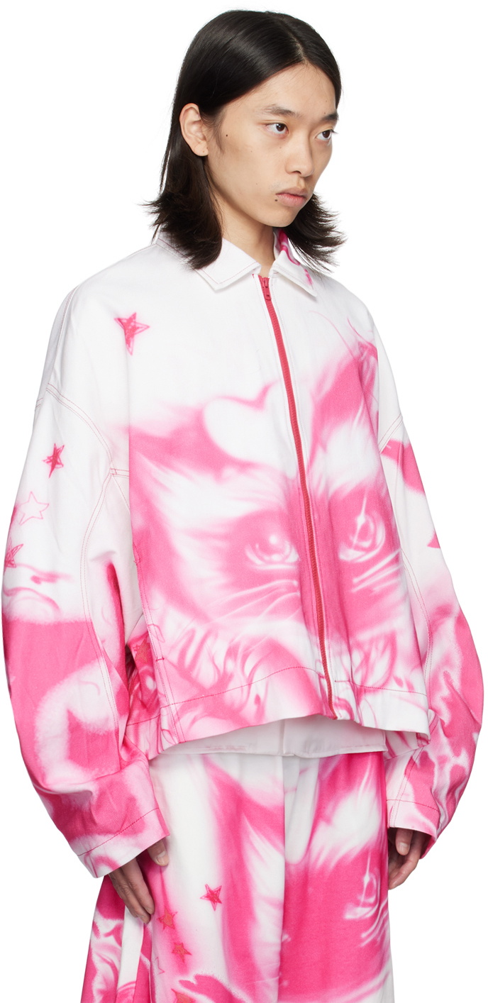 Gerrit Jacob White Oversized Denim Jacket