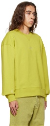 A-COLD-WALL* Yellow Embroidered Sweatshirt