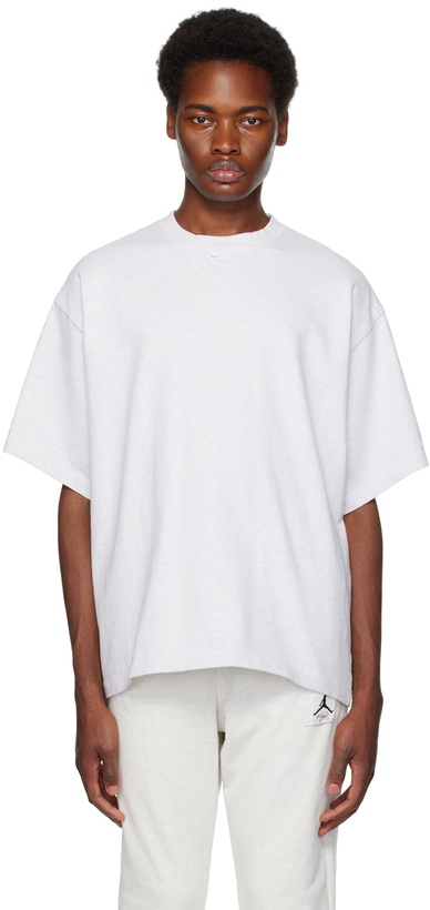 Photo: Nike Gray Solo Swoosh T-Shirt