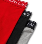 Polo Ralph Lauren - Three Pack Stretch-Cotton Jersey Boxer Briefs - Multi