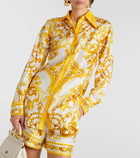 Dolce&Gabbana Majolica silk twill shirt