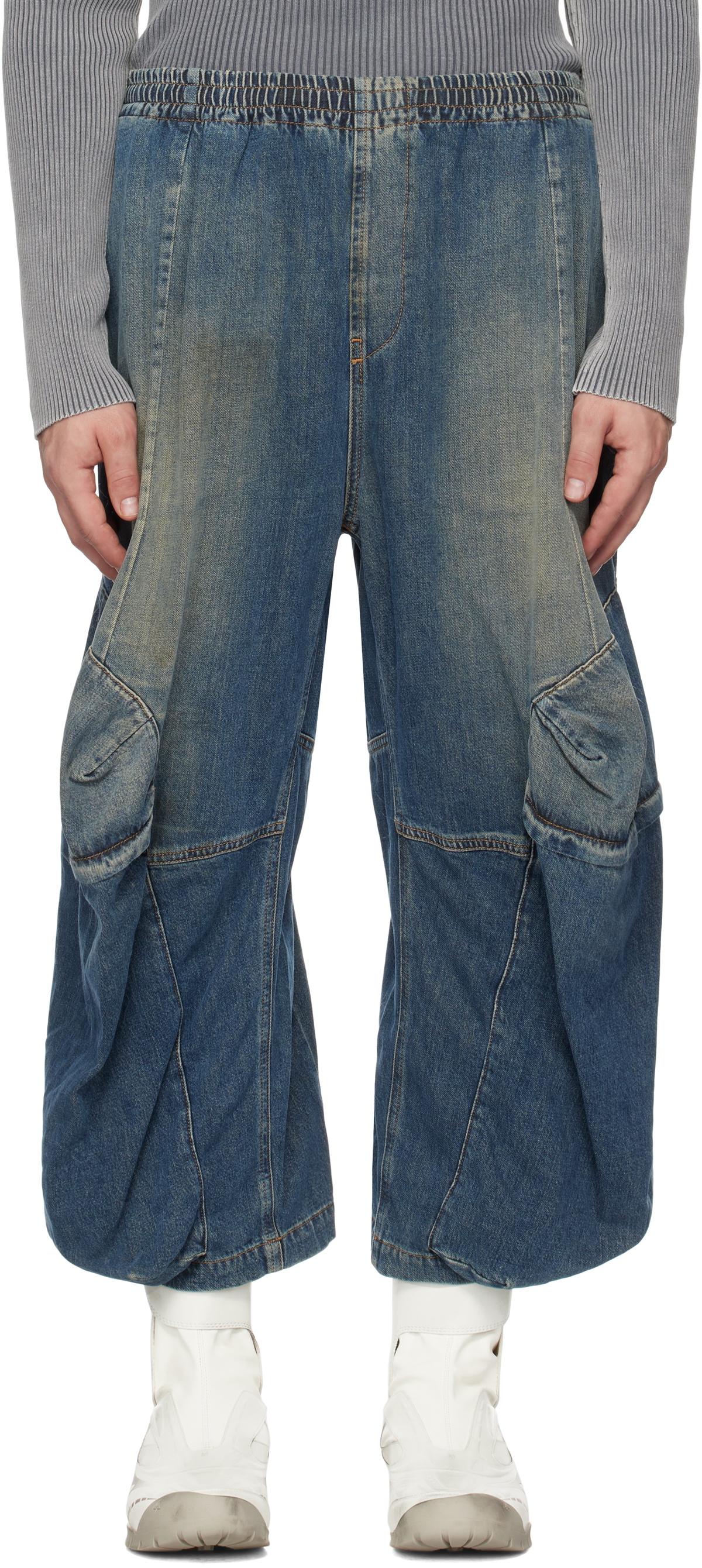 Diesel Blue D-Para-Short-Fsf Jeans Diesel
