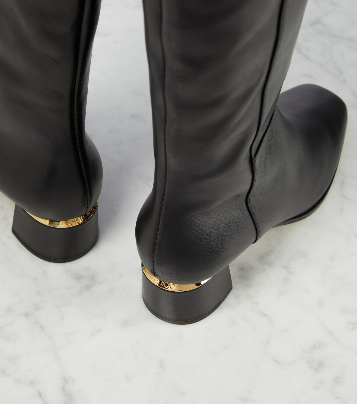 Jimmy Choo Loren 45 leather over-the-knee boots Jimmy Choo