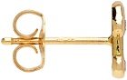 BRENT NEALE Gold Bubble Number 1 Single Earring
