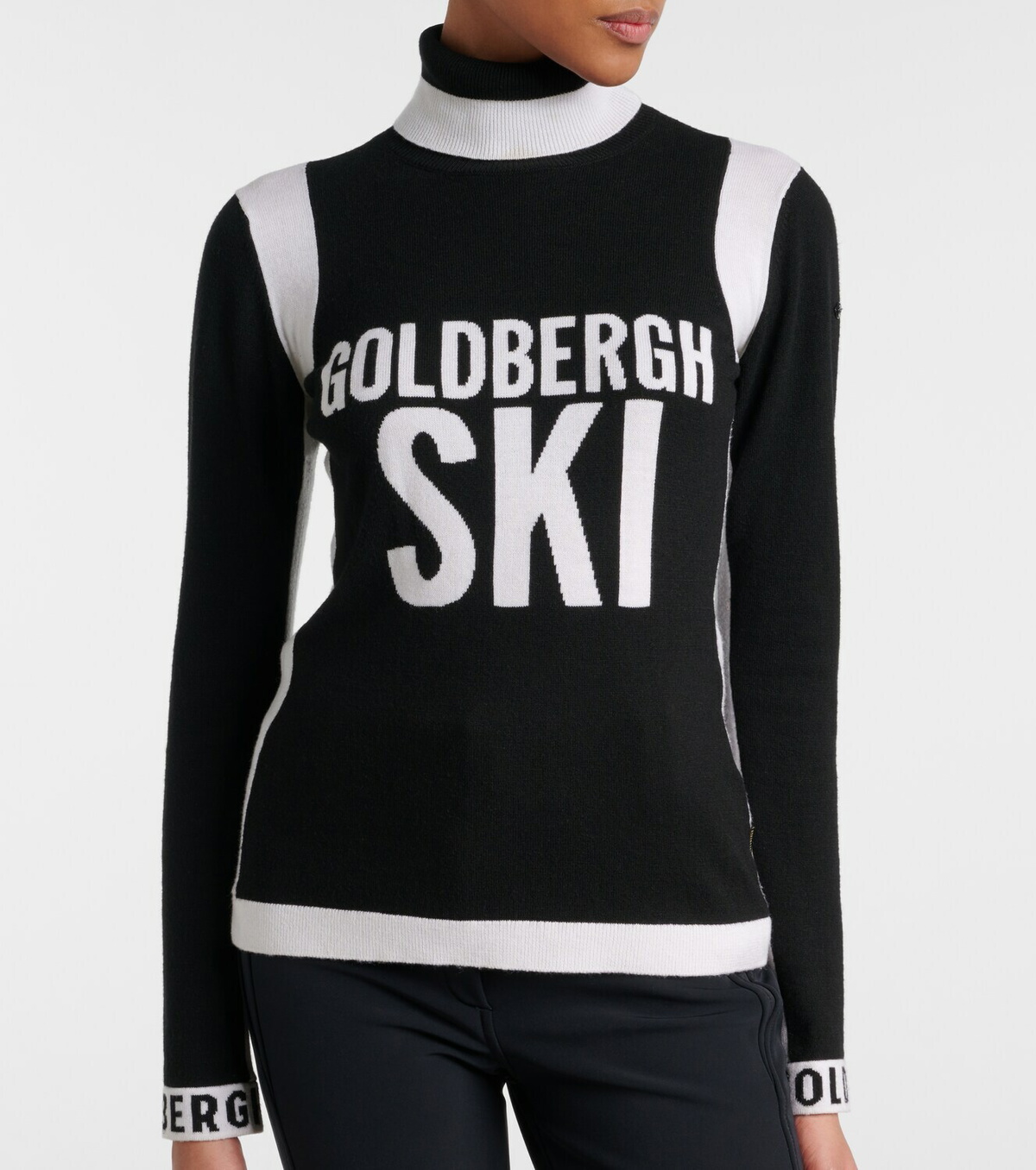 Goldbergh Noemi intarsia turtleneck sweater