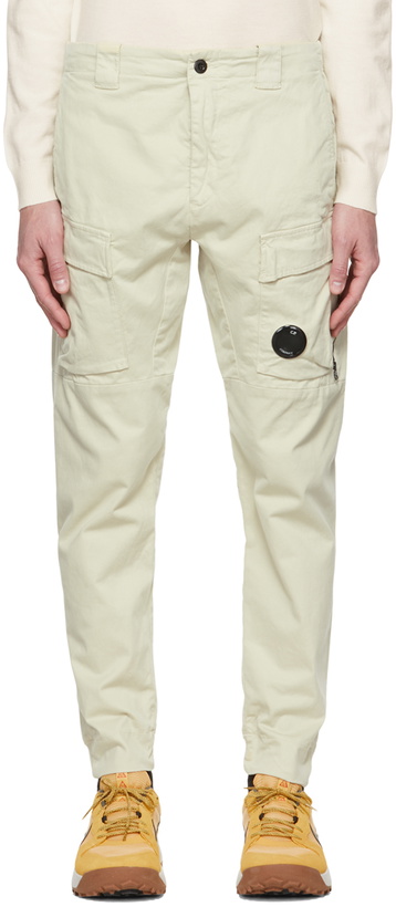 Photo: C.P. Company Off-White Ergonomic-Fit Cargo Pants