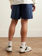 Rhude - Straight-Leg Logo-Print Nylon Drawstring Shorts - Blue