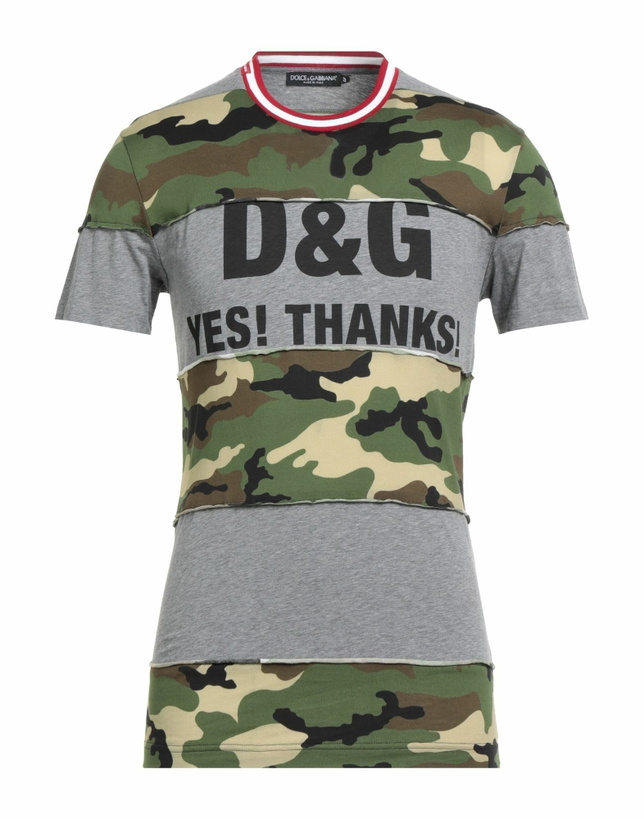 Photo: Dolce & gabbana Mens T-shirt Military in Green