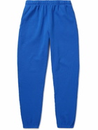 Les Tien - Tapered Garment-Dyed Cotton-Jersey Sweatpants - Blue