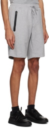 BOSS Gray Drawstring Shorts