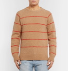 YMC - Striped Wool Sweater - Men - Sand