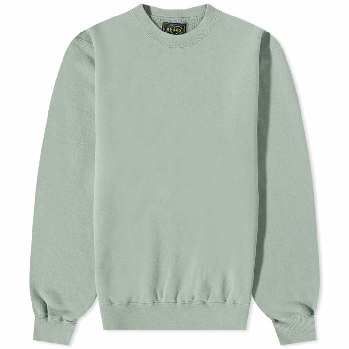Photo: Beams Plus Men's Made in Japan Crew Neck in Mint Green