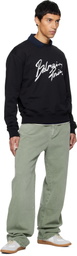 Balmain Black 'Balmain Paris' Sweatshirt