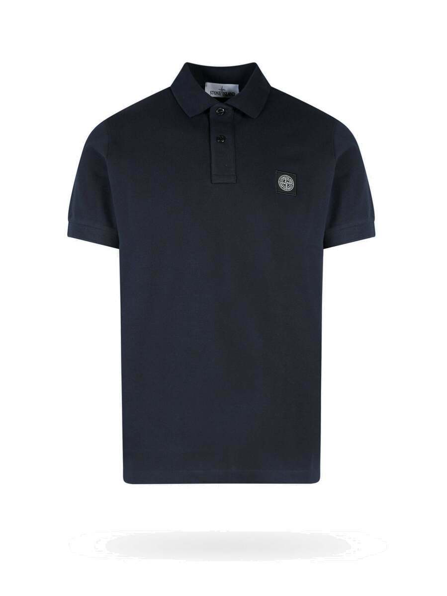 Stone Island Polo Shirt Blue Mens Stone Island