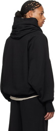 Julius Black Cotton Heavy Hoodie