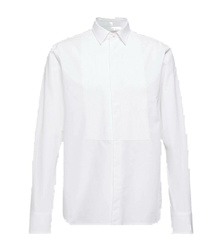 Photo: Valentino Pleated cotton shirt