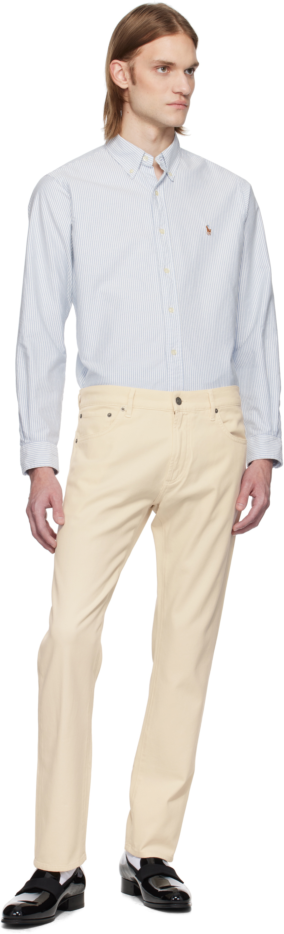 Ralph Lauren Purple Label Off-White Sherrington Jeans