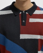 By Parra VERTICAL FOREST KNITTED POLO Multi-color Men