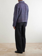 Kartik Research - Gul Embroidered Wool and Silk-Blend Jacket - Purple