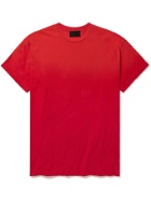 Fear of God - Logo-Flocked Cotton Jersey T-shirt - Red