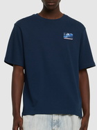 CASABLANCA Greek Temple Rubber Patch T-shirt