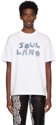 Soulland White Paisley T-Shirt